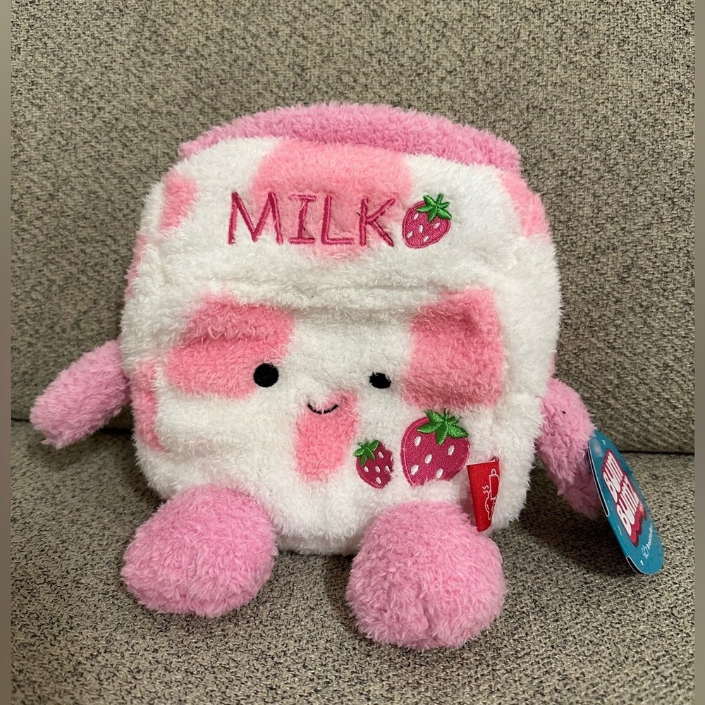 NWT BreakfastBumz Strawberry Milk Bumbumz SUNDAY 7.5"
